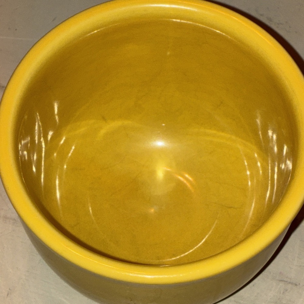 FiestaWare CHILI BOWL -‎ 4.5" x 3.5" BRIGHT YELLOW - Picture 5 of 9